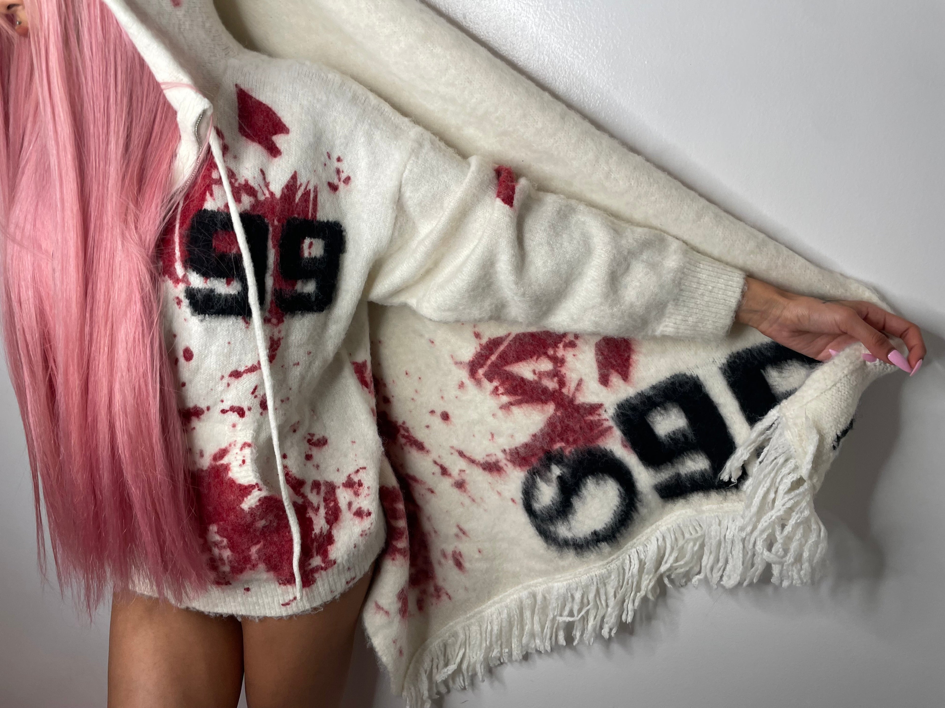 Brainwashed Splinter Mohair Hoodie