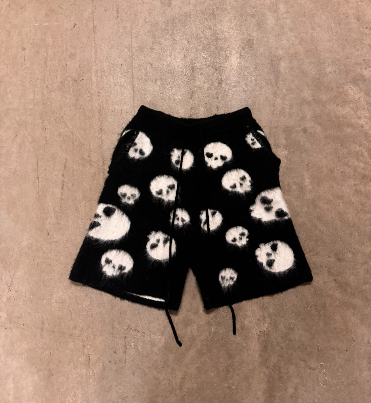 Skull Mohair Shorts