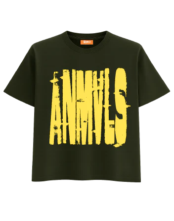 RED & BLACK ANMVLS TSHIRT