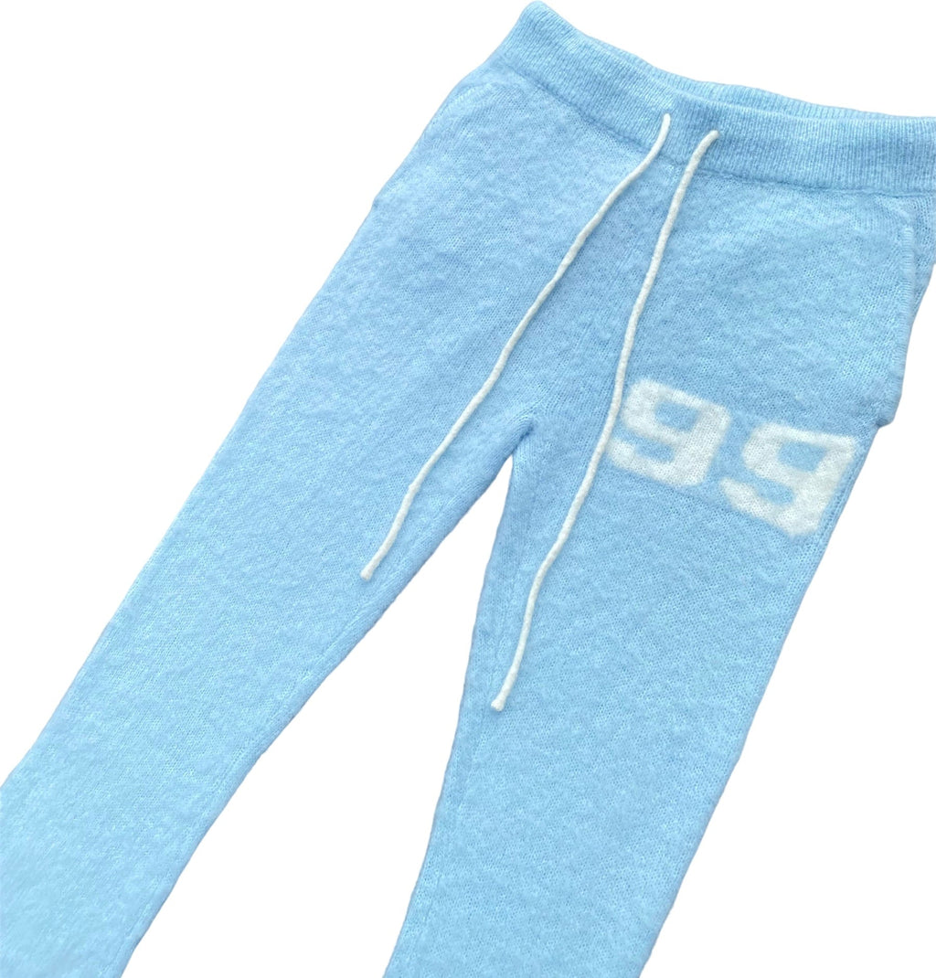 Mohair Pants Baby Blue