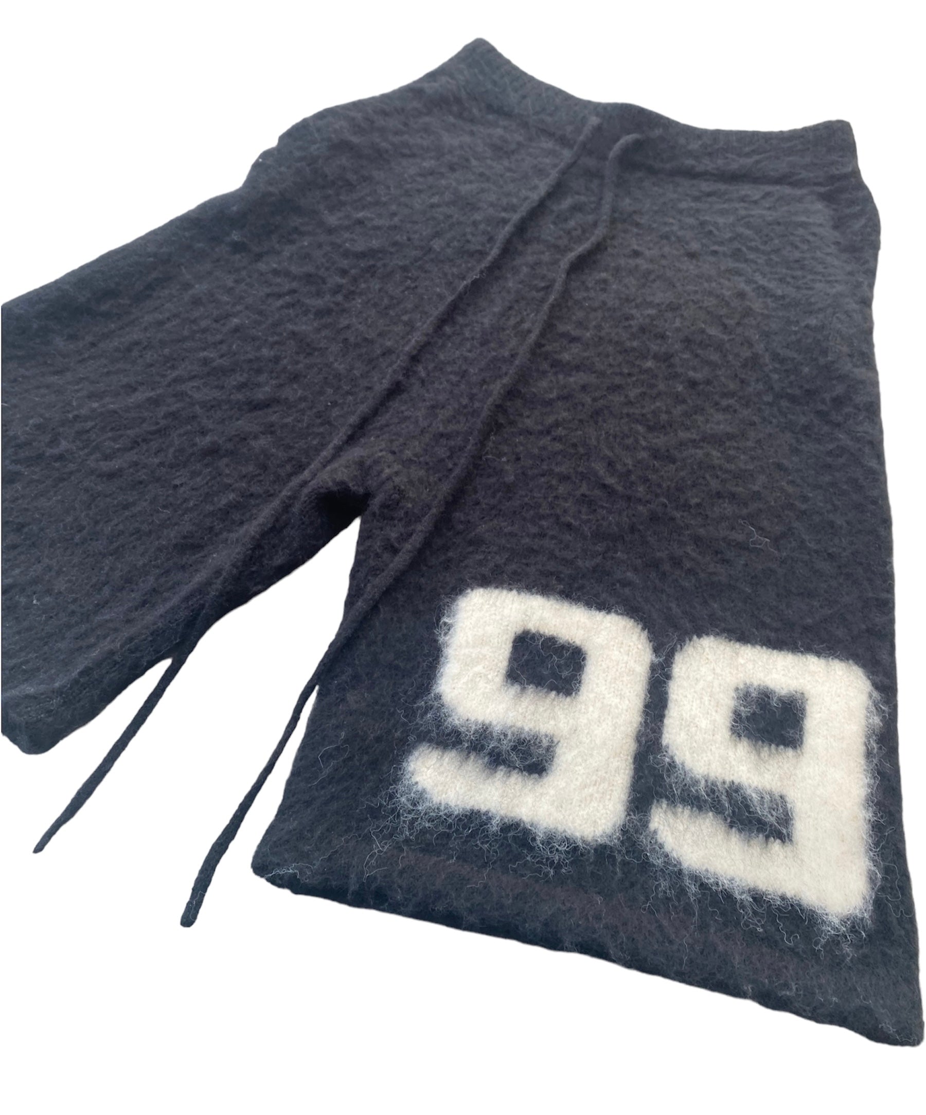 Mohair Shorts Black