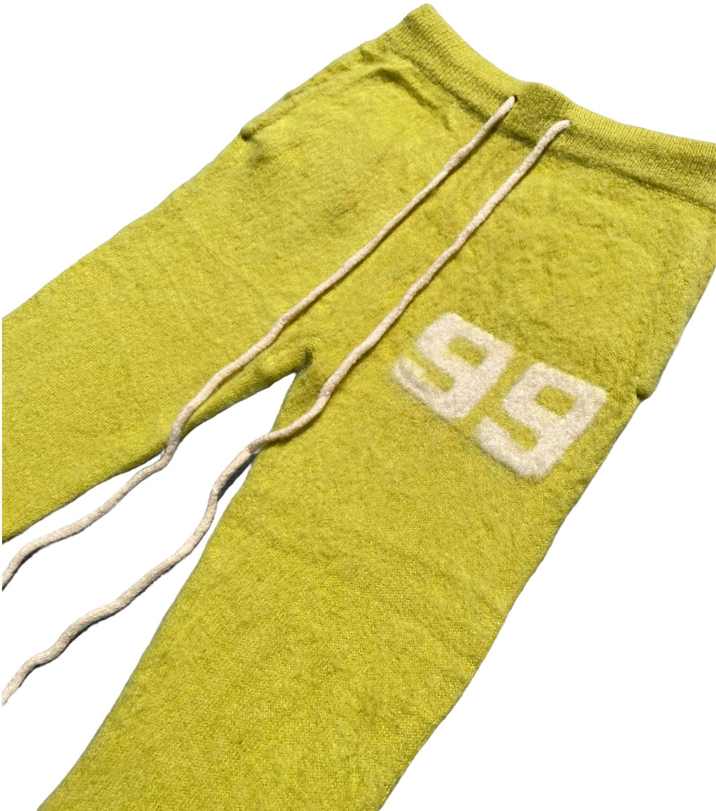 Mohair Pants Chartreuse